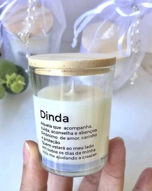 Mini Vela Dinda e Dindo