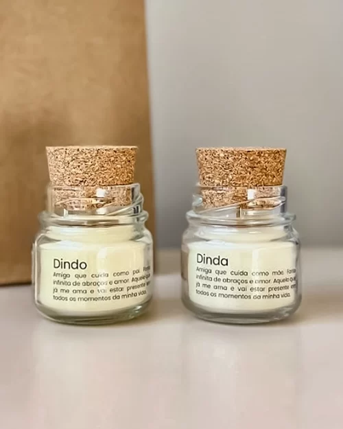 Vela mini pote dindos