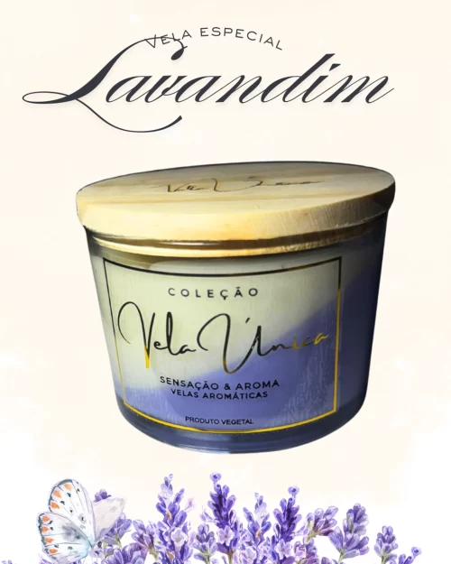 Vela Única Lavandim